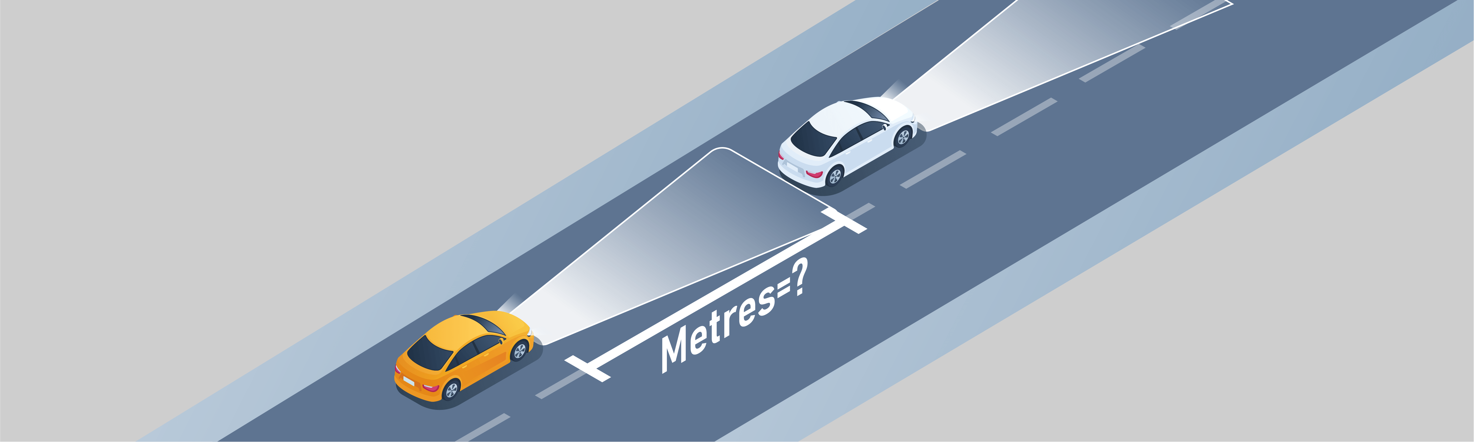 Getting ready to drive - You must use your low-beam headlights within _____ metres when following a vehicle.